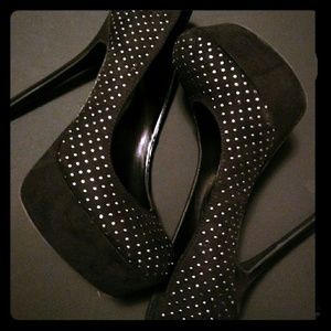 Bakers Alecia Studded Platform Pumps